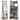 Costway Mirrored Jewelry Cabinet Armoire Lockable Standing Storage - See Details