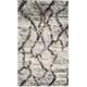 preview thumbnail 8 of 57, SAFAVIEH Retro Medina Modern Abstract Distressed Rug 3' x 5' - Light Grey/Black - Rectangle