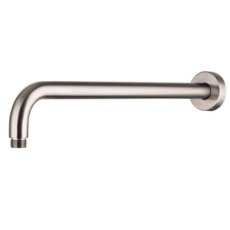 Shower Arm 16 Inch Shower Arm Wall Mounted Solid Extension Arm - Shower Arm - Silver