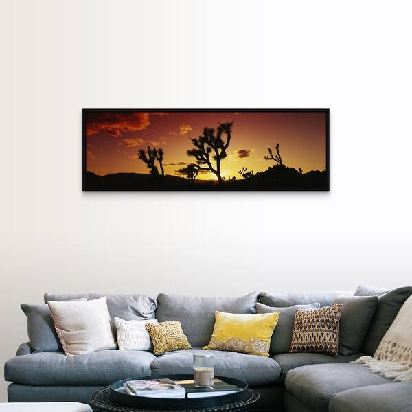 Shop Silhouette Of Joshua Trees At Sunset Joshua Tree National