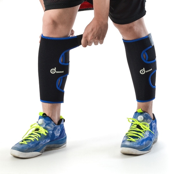 Calf brace for running top