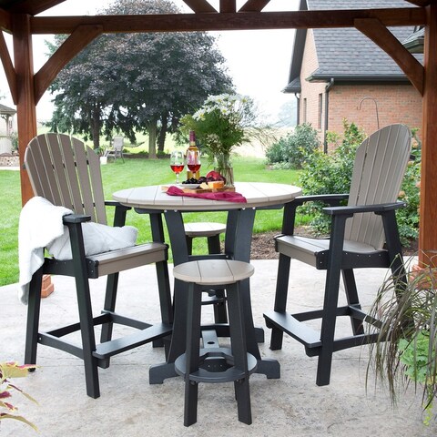 Poly Lumber 42" Round Legacy Bar Table