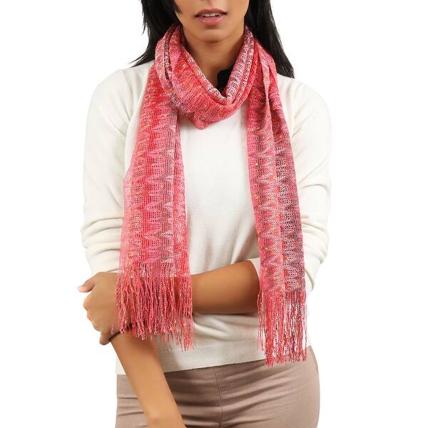 Missoni Pink Orange Flame Sitch Scarf 14 80 Overstock