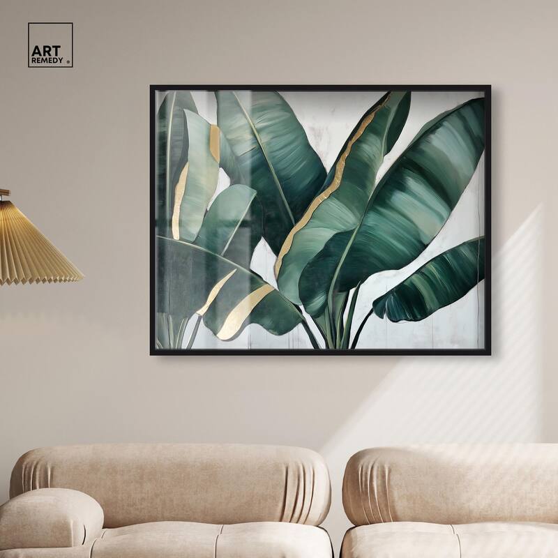 Jungle Jewel Jade I Shadowbox by Art Remedy