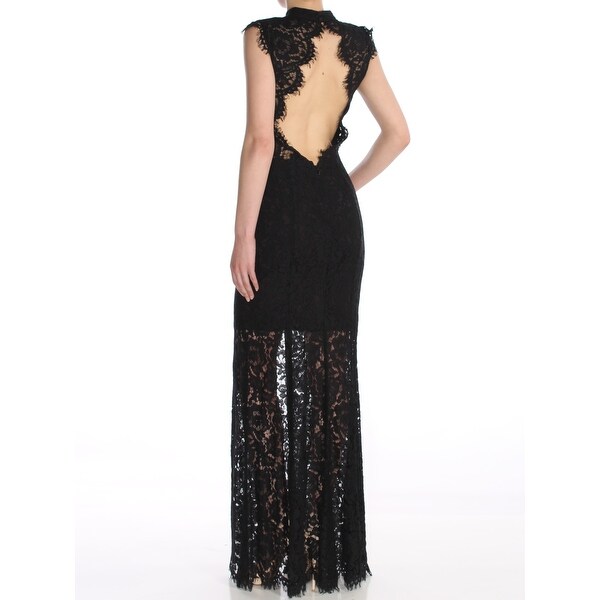 fame and partners black lace dress