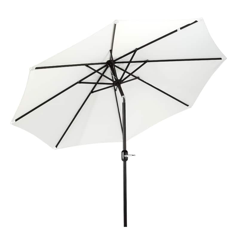 Holme 9-foot Steel Market Patio Umbrella with Tilt-and-Crank