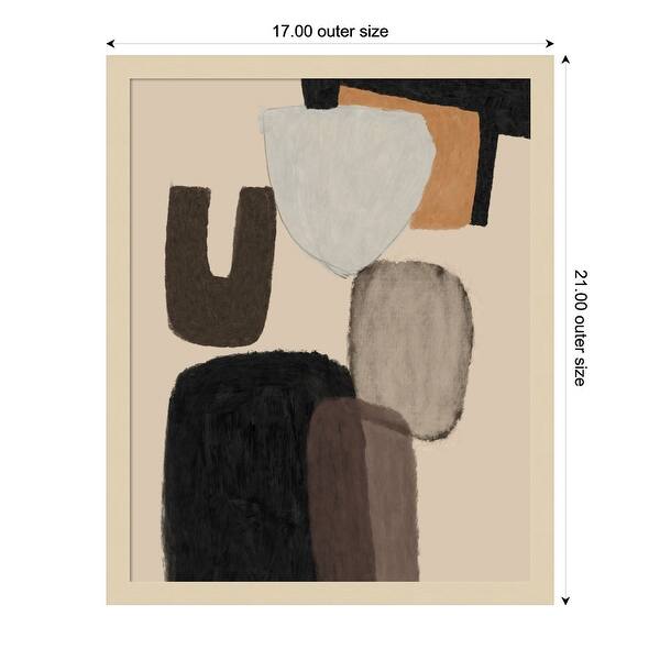 dimension image slide 5 of 18, Everywhere by Dan Hobday Wood Framed Wall Art Print