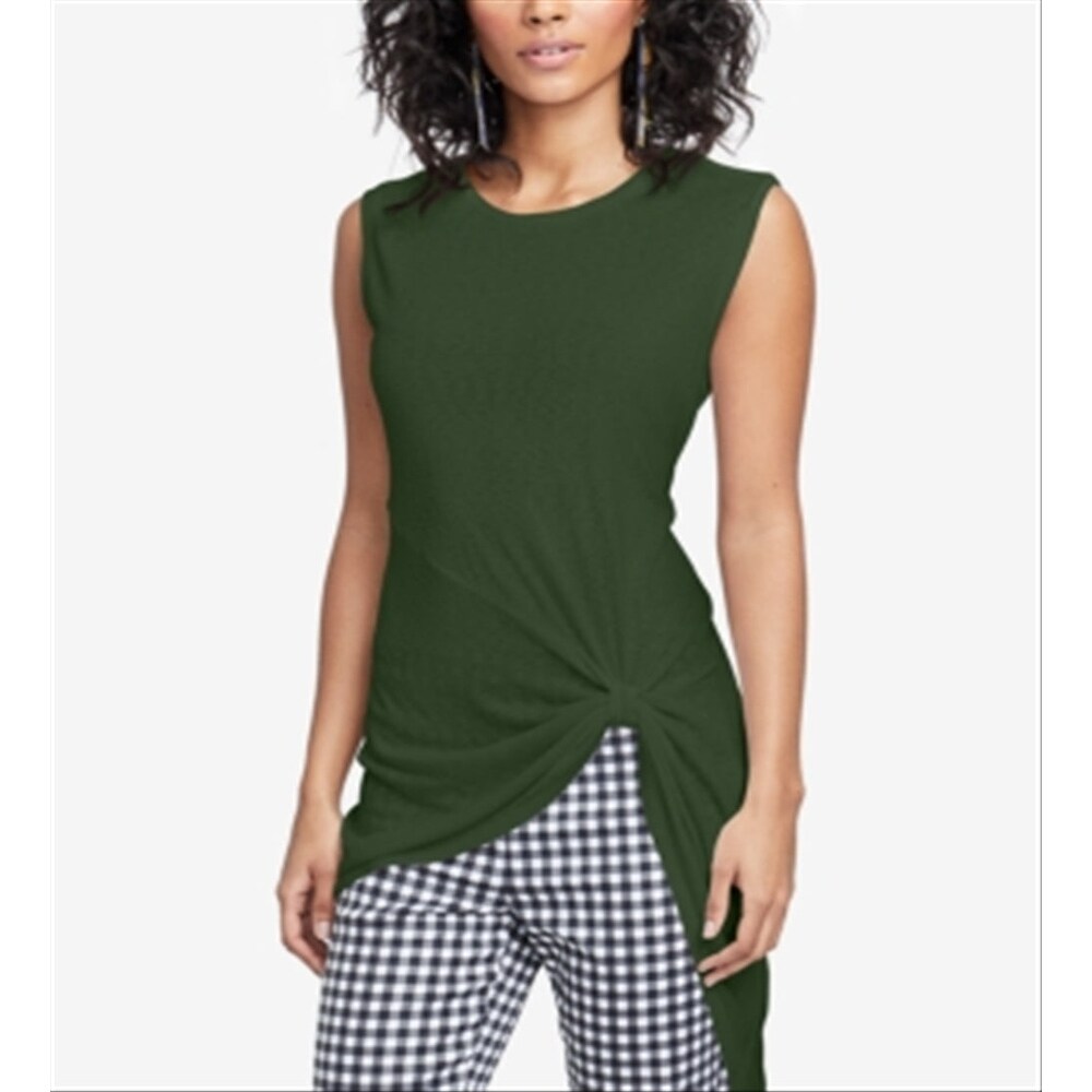Rachel roy twisted high low top top