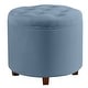 preview thumbnail 71 of 80, Donovan Tufted Round Storage Ottoman