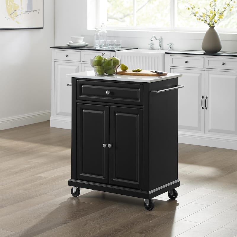 Kitchen Island Cart Mobile Kitchen Storage Island Granite Top Kitchen Cart with Shelves