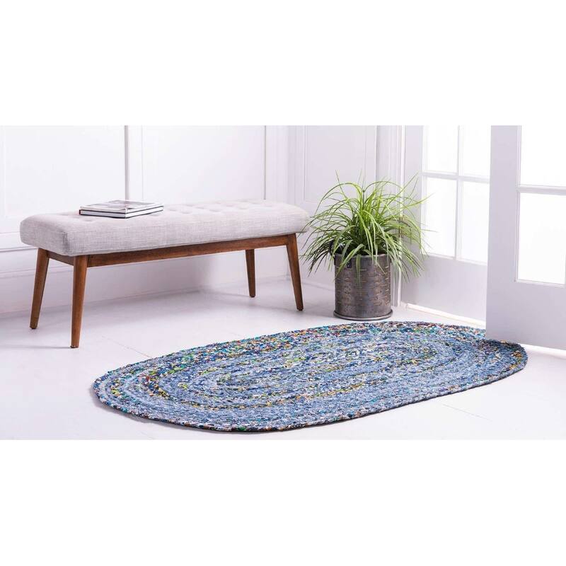 Braided Slin Collection Area Rug