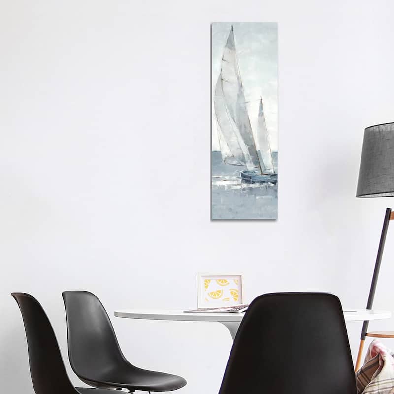 iCanvas "Grey Seas I" by Ethan Harper Canvas Print - 48x16x1.5