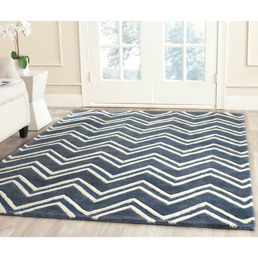 SAFAVIEH Handmade Cambridge Abbie Modern Moroccan Wool Rug