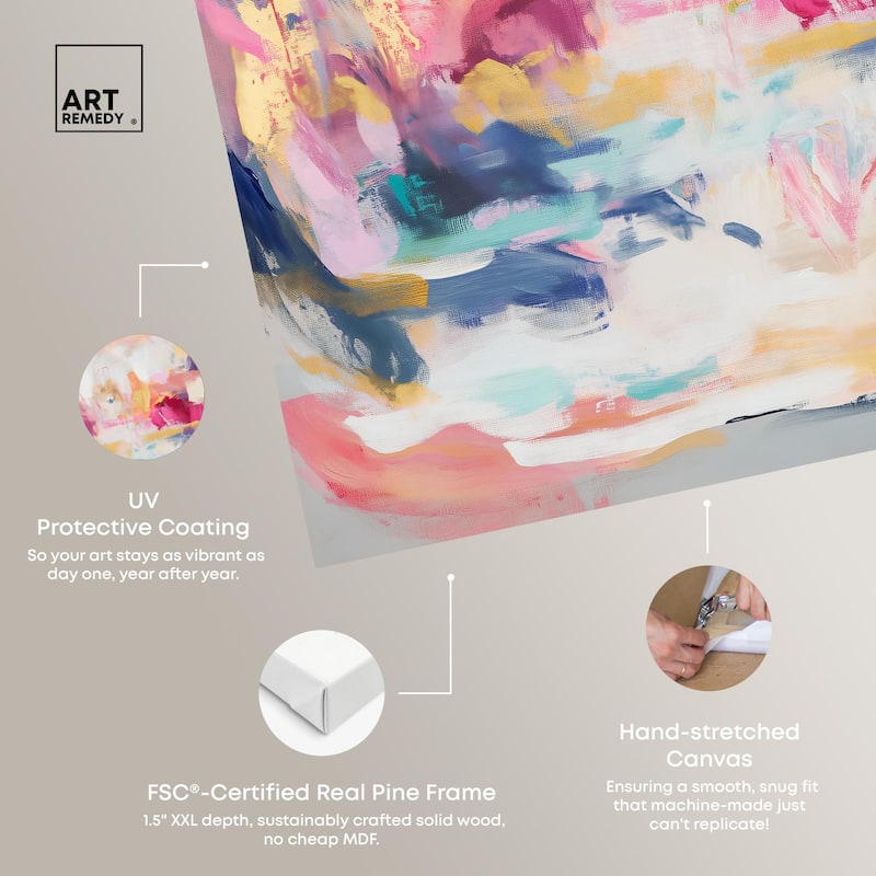 Balipink II Canvas by Art Remedy, Gallery Wrapped