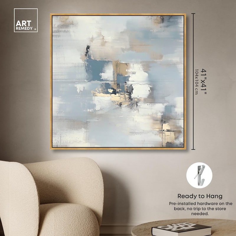 Morning Mist Over the Water Canvas by Art Remedy