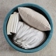preview thumbnail 29 of 80, Donovan Tufted Round Storage Ottoman