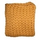 preview thumbnail 41 of 42, Donna Sharp Chunky Knit Throw Gold