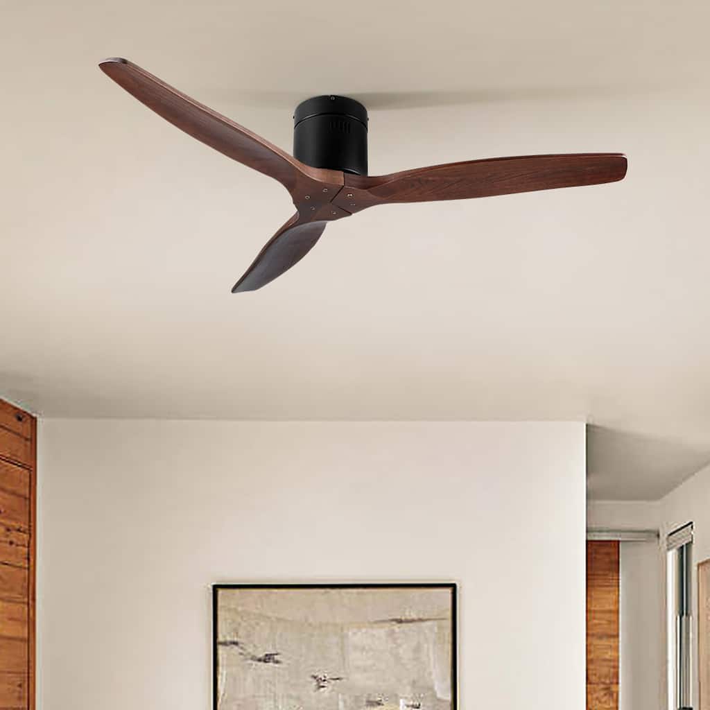 52" Farmhouse Rustic Ceiling Fan without Light