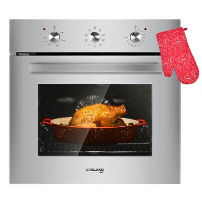 Gasland Chef 24" 2.3 cu. ft Single Electric Wall Oven In Stainless Steel With 9 Cooking Functions, ETL Certified