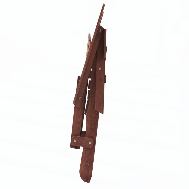 Oversize Wooden Outdoor Folding Adirondack Chair