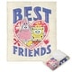 preview thumbnail 1 of 3, Nickelodeon Spongebob Best Friends Silk Touch Throw Blanket