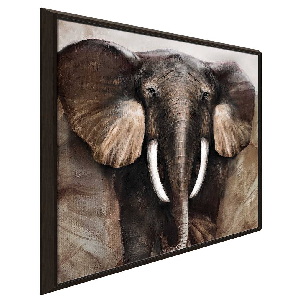"Majestic Encounter" by Ruane Manning Print on Floating Canvas