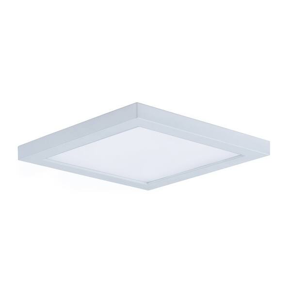 slide 2 of 2, Wafer 6.25" Wide Die Cast Aluminum Flush Mount Ceiling Light White