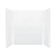 Option Glossy White 3D Hexagon