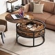 preview thumbnail 8 of 17, Moasis Round Lift Top Coffee Table with Hidden Storage