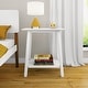preview thumbnail 11 of 17, Max and Lily Mid-Century Modern End Table Nightstand with Shelf
