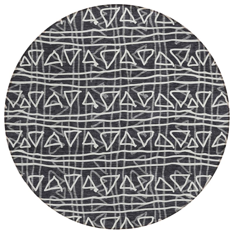 Machine Washable Indoor/ Outdoor Chantille Morrocan Boho Rug