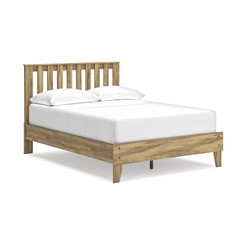 Signature Design by Ashley Bermacy Brown Platform Panel Bed