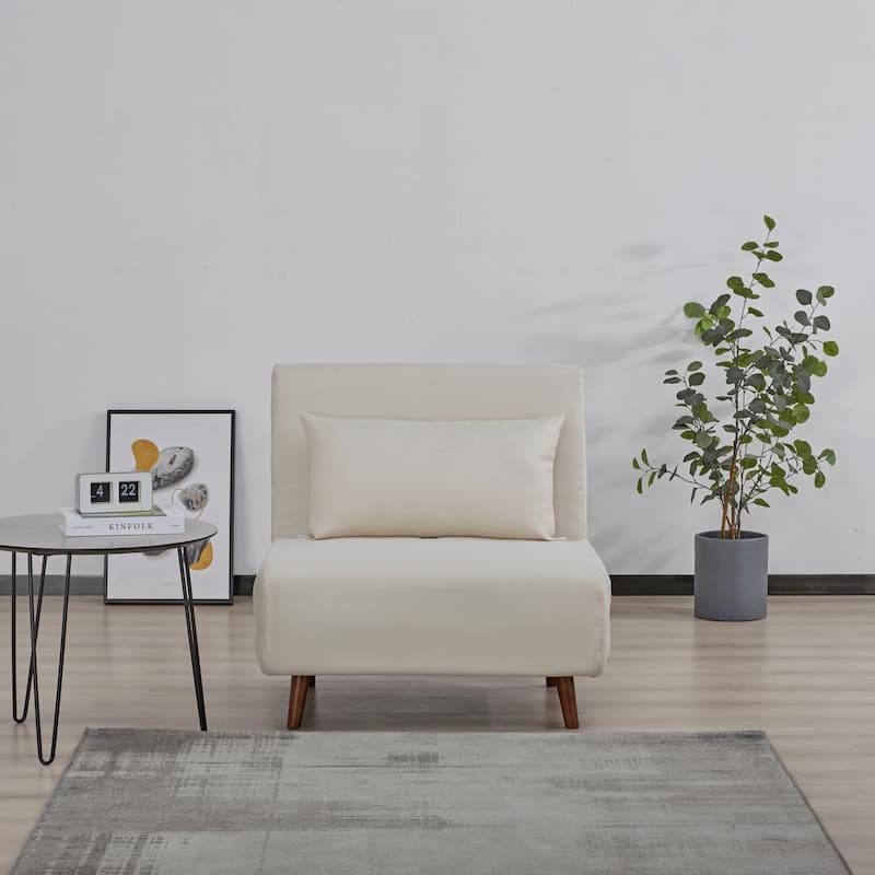 Tustin Upholstered Convertible Lounge/ Sleeper Chair