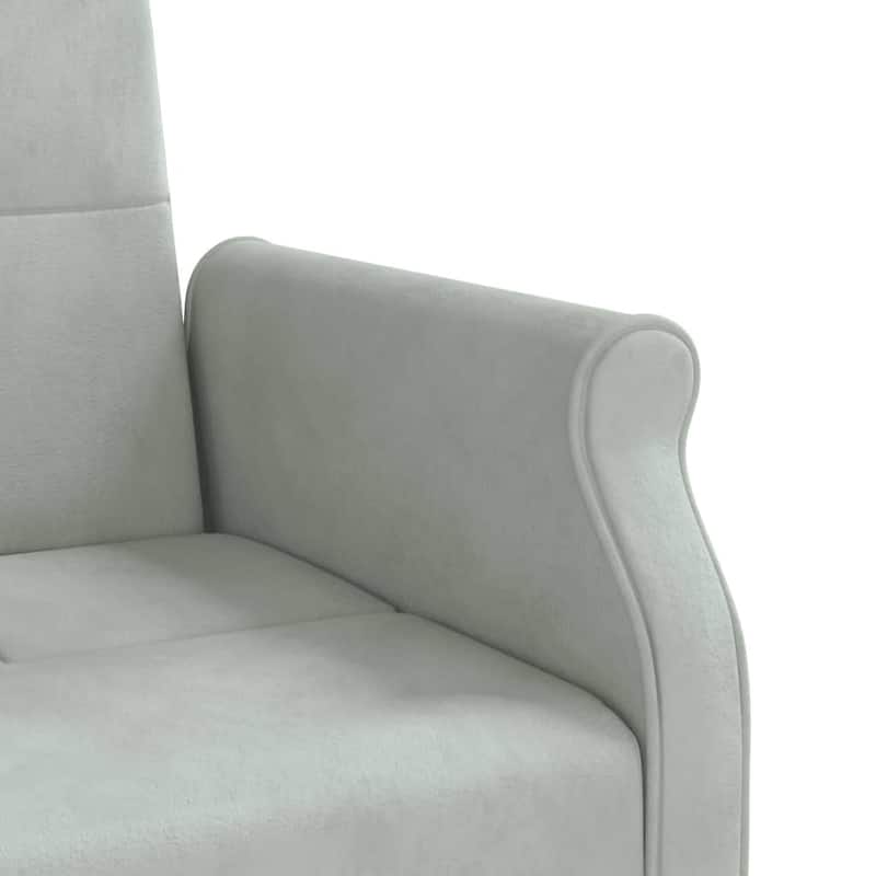 vidaXL Sofa Bed Loveseat Convertible Sofa Bed with Cushions for Studio Velvet - 85" x 35" x 27.6"