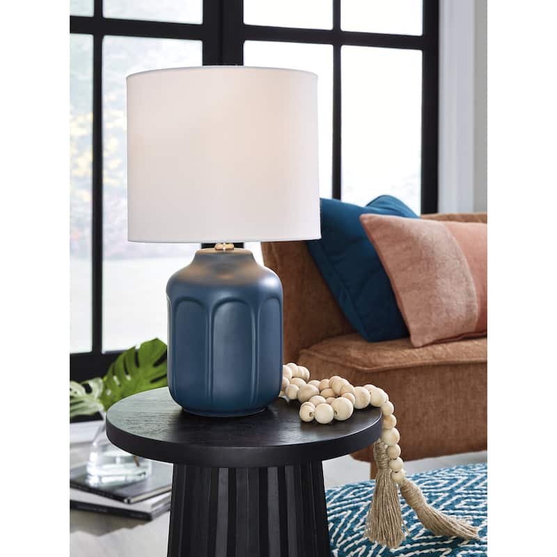 Signature Design by Ashley Gierburg Table Lamp - Teal