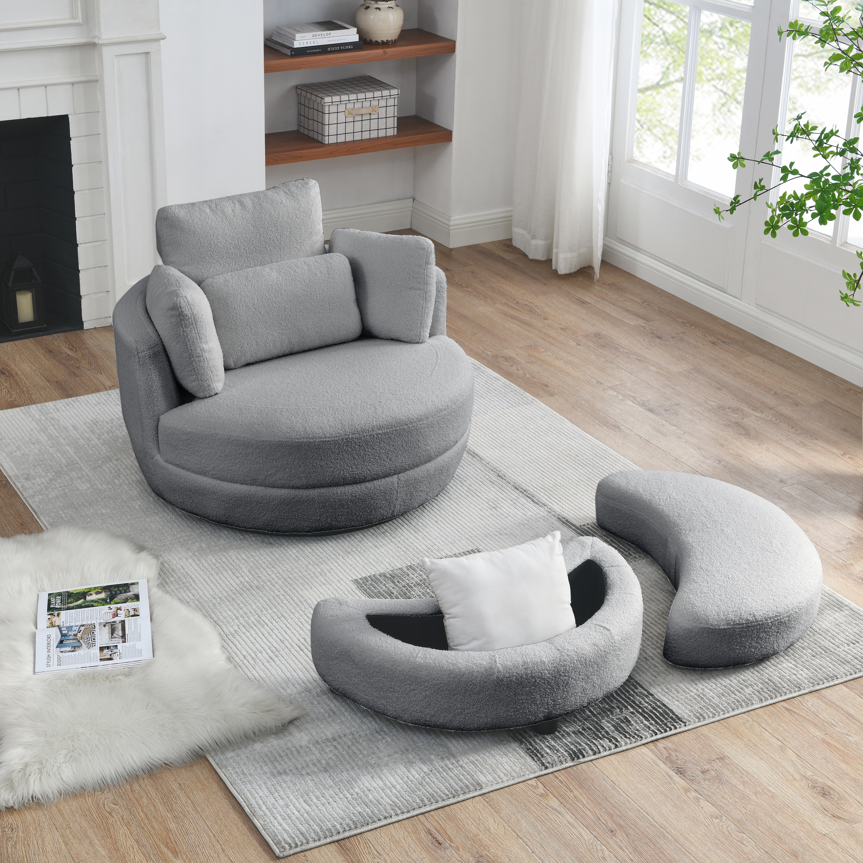 Spinning circle chair sales