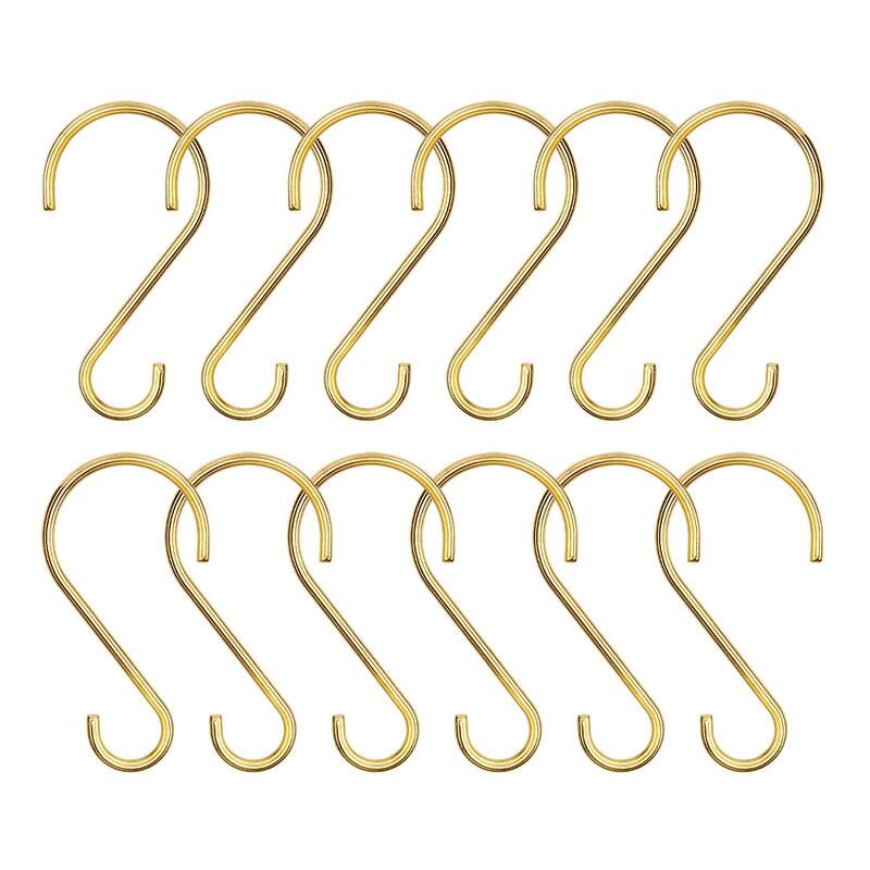 Utopia Alley Rustproof Zinc Shower Curtain Hooks Rings, Set of 12