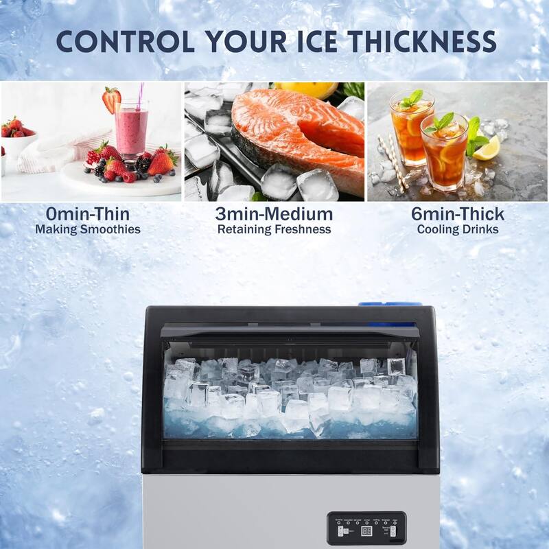 Commercial Ice Maker Machine 100Lbs/24H