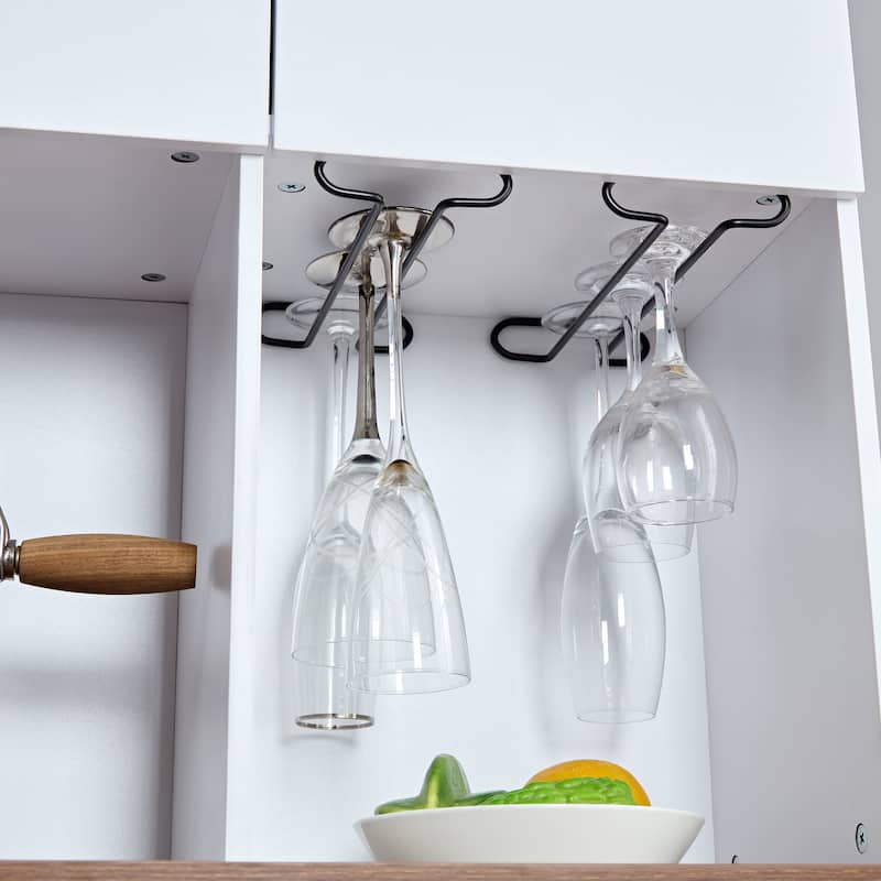 Coffee Bar Wine Cabinet with Storage Shelf, Kitchen Buffet Cabinet with Drawers, Storage Cabinet with Power Ports