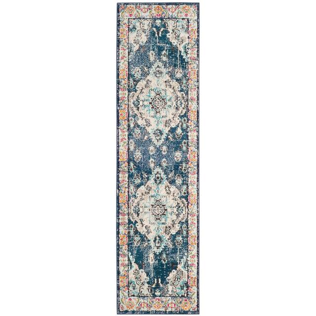 SAFAVIEH Monaco Lillie Boho Medallion Distressed Area Rug