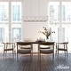 preview thumbnail 3 of 20, Hunter Langwood 6-Light Linear Chandelier - Dining Room, Kitchen Island, Cage - Contemporary, Modern Farmhouse, Shabby Chic