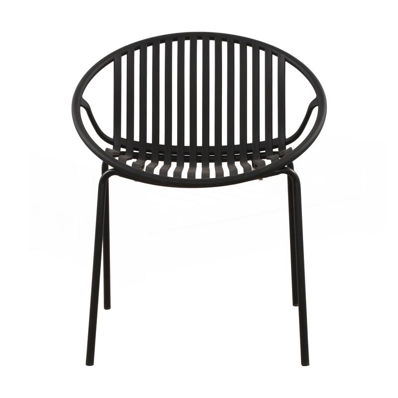 7 Pieces Outdoor Modern Metal and Polypropylene Dining Set