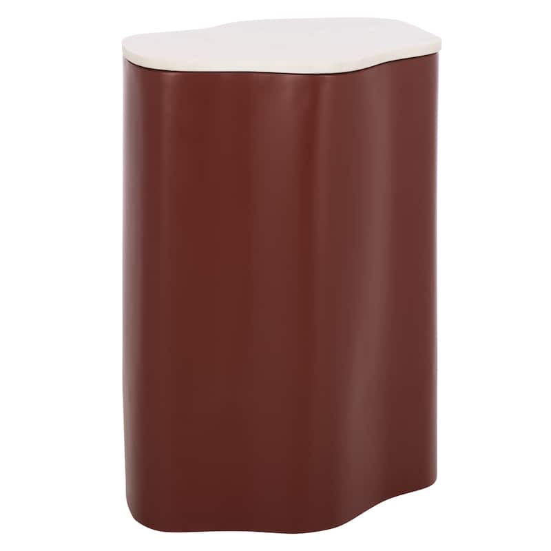 SAFAVIEH Home Kanon Accent Table, Fully Assembled - 22"W x 16"D x 25"H