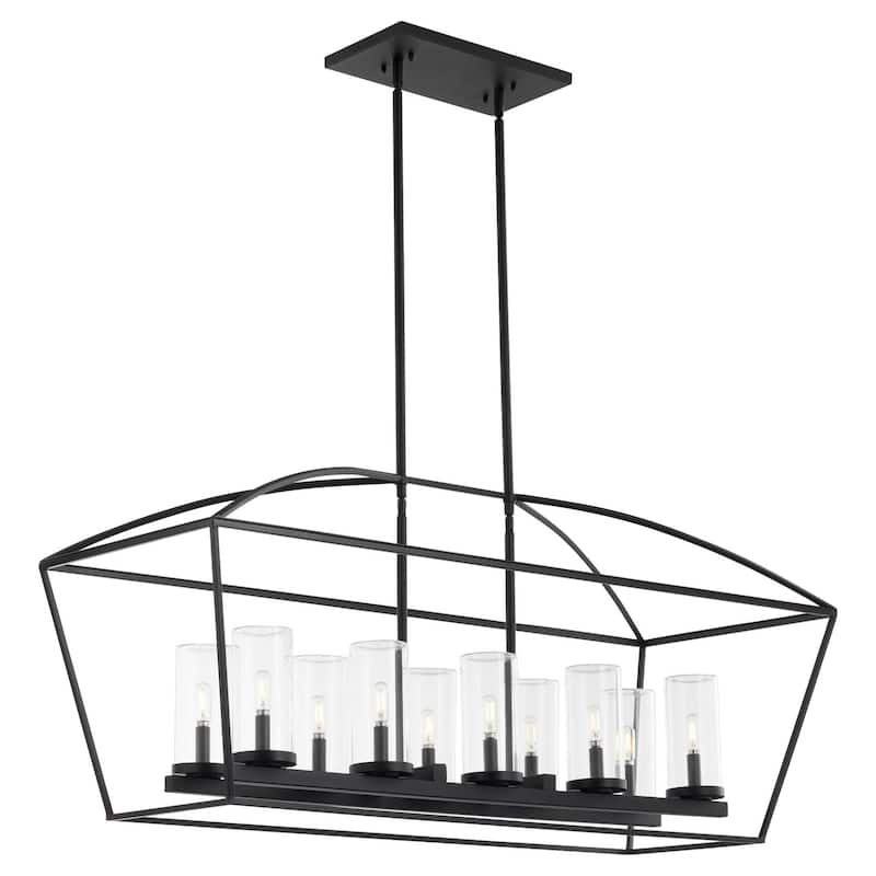 Quorum International 71-10 Odeon 10 Light 48" Wide Linear Chandelier