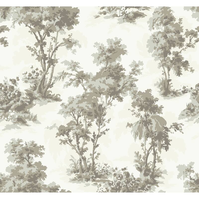 Chris Loves Julia x A-Street Prints Sainsbury Slate Forest Wallpaper