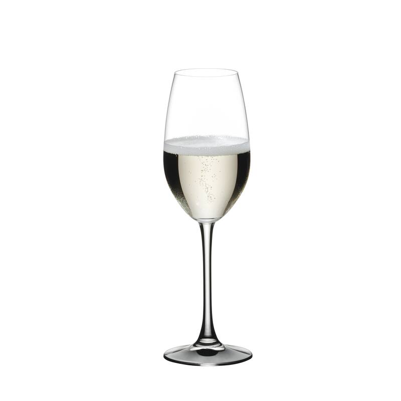 Nachtmann Set of 4 ViVino Crystal Glass Champagne Flutes - 9 oz.