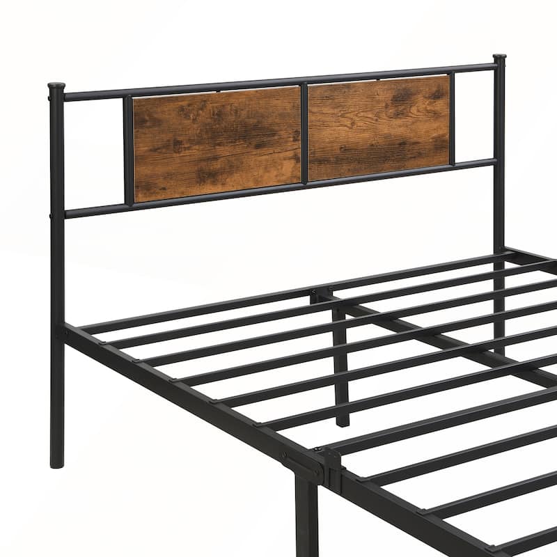 Metal Bedframe with Headboard