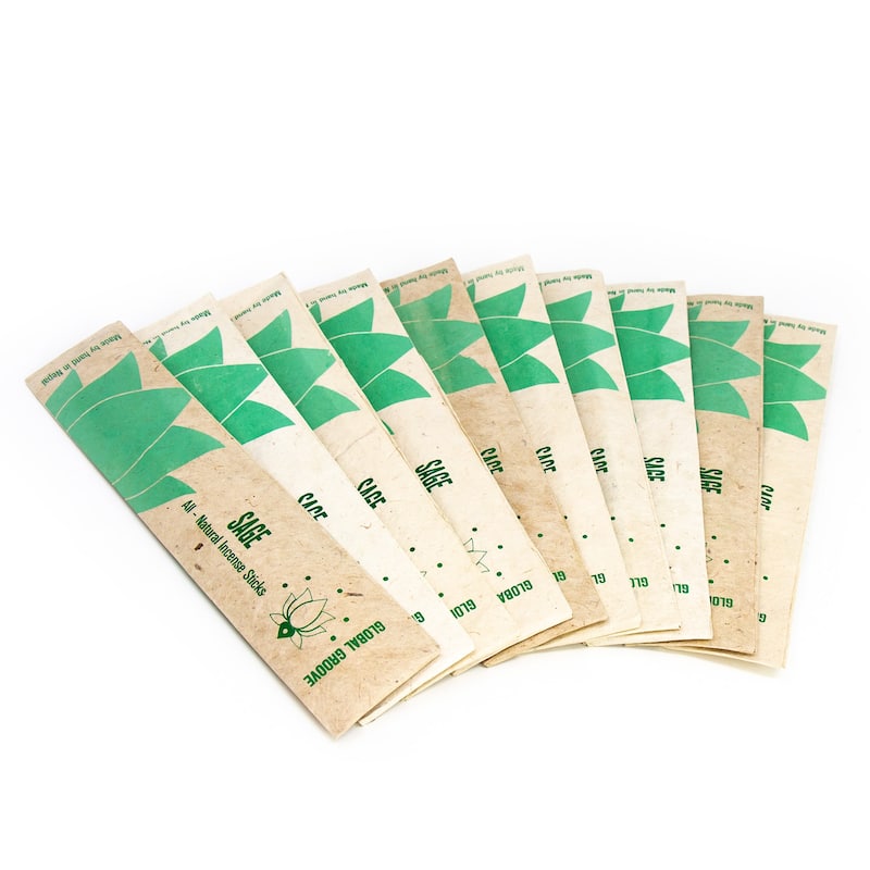 All Natural Stick Incense, Sage (2 Packs)