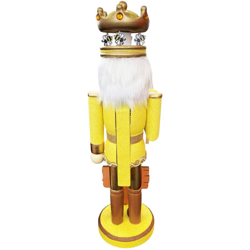 14" Bee Ware of Bees Nutcracker