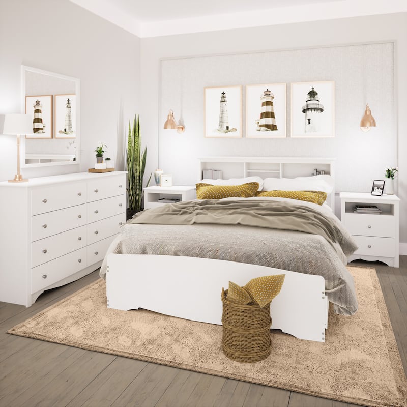 Prepac Sonoma 8 Drawer Double Dresser for Bedroom, Wide Chest of Drawers, Traditional Bedroom Furniture